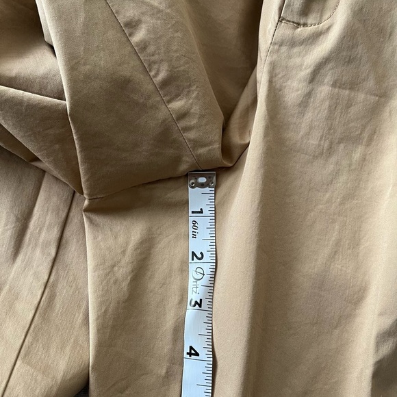 Lands' End Tan Wide Leg Pleated Pants - Picture 6 of 15